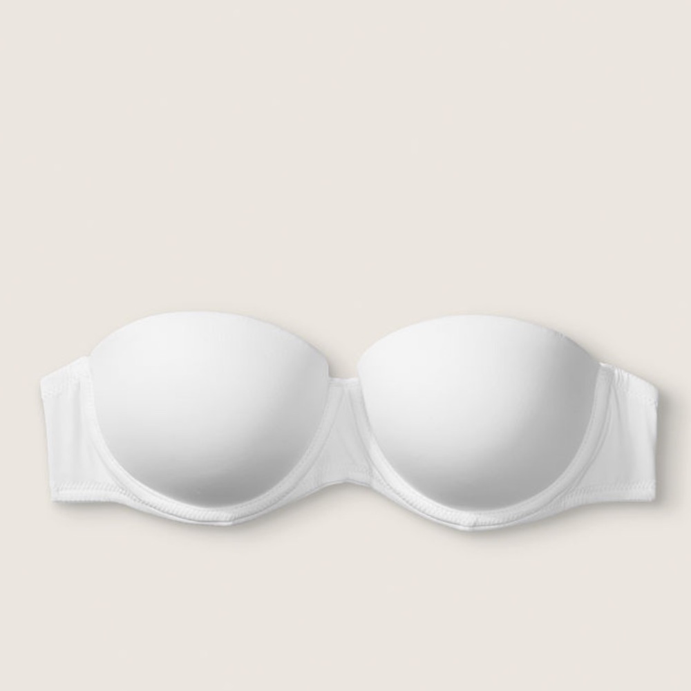 VS PINK STRAPLESS PUSH-UP BRA